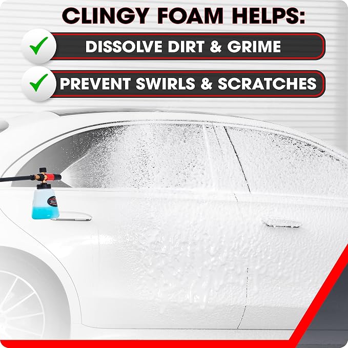 Swift Premium Foam Cannon for Pressure Washer – Heavy Duty Foam Sprayer for Car - Image 5