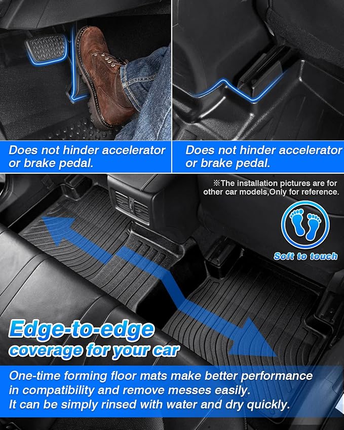 Cartist Floor Mats Custom Fit for Acura ILX 2013-2022 All Weather Floor Liners - Image 3