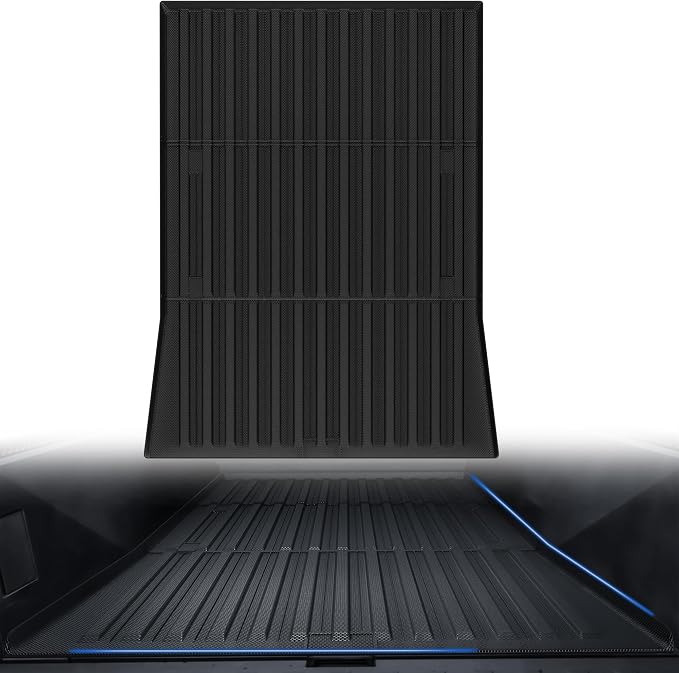 OEDRO Truck Bed Mat Fit for 2023 2024 2025 Tesla Cybertruck, TPE All Weather by OEDRO