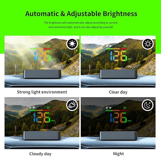 Heads up Display for Cars, Head up Display for Car, Car Speedometer Display - Image 7