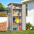 AECOJOY Resin Outdoor Storage Cabinet Waterproof by AECOJOY