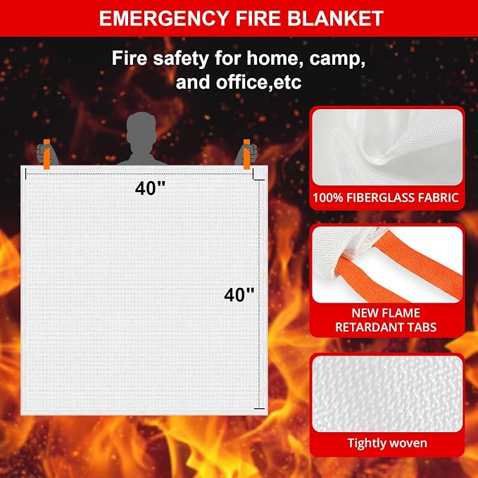 SecuCaptain Emergency Fire Blanket - Image 3