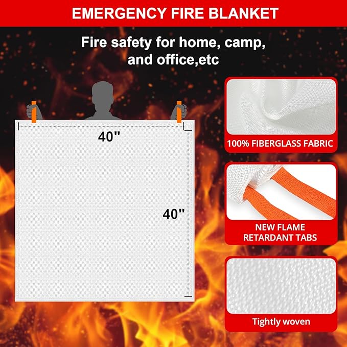 SecuCaptain Emergency Fire Blanket - Image 2