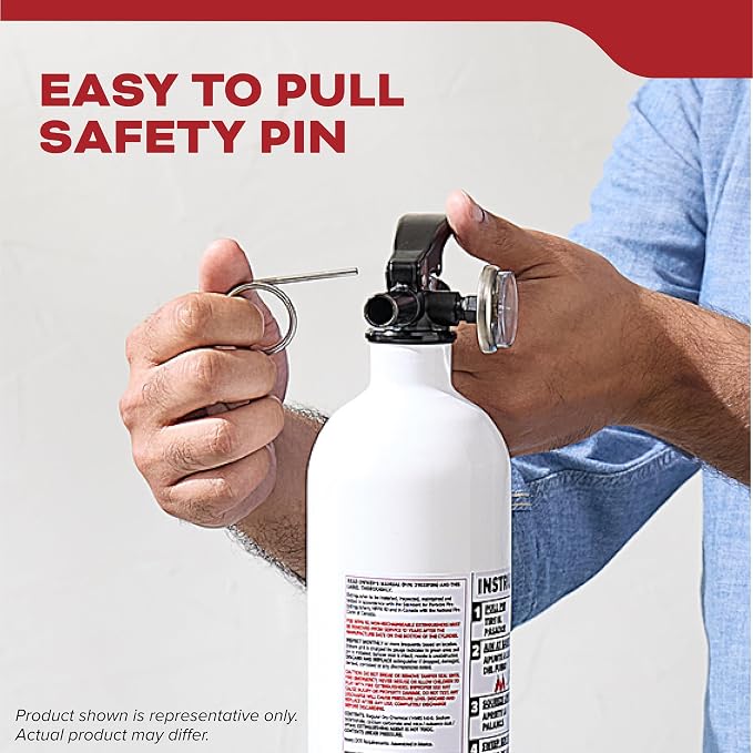 Kidde Fire Extinguisher for Vehicles, Single-Use 10BC - Image 10
