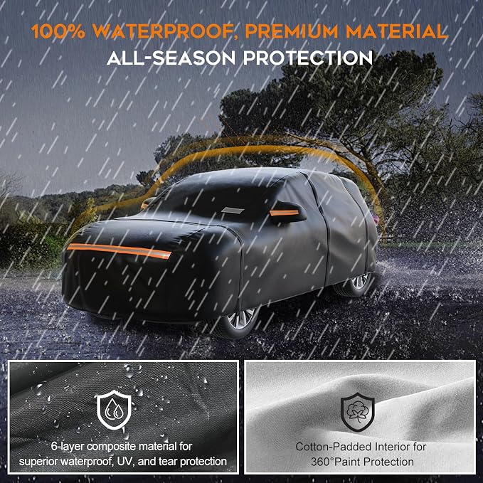 SUV Car Cover Waterproof All Weather - Image 3