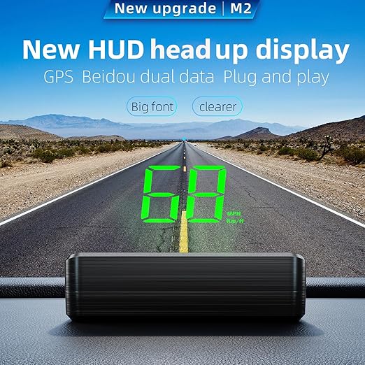 Head Up Display M2, HUD Projection Display Speed, Compact Body, Large Font - Image 2