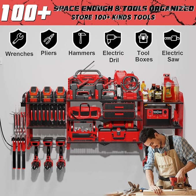 Power Tool Organizer Wall Mount - Image 7