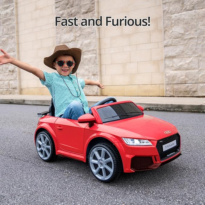 Electric Ride on Car for Kids, Licensed Audi 12V 7Ah Kids Ride-on Toy for - Image 2