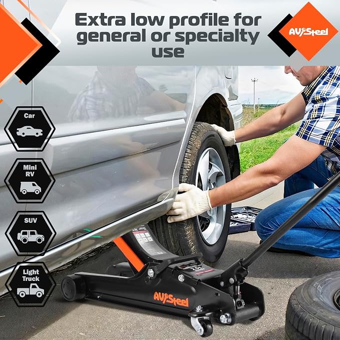 Floor Jack 2.5 Ton, Low Profile Floor Jack - Image 6