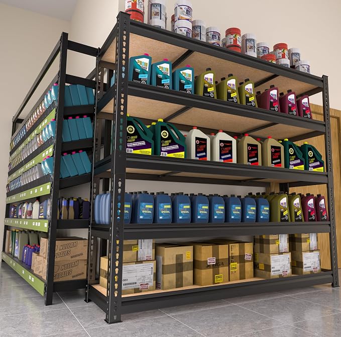 MUPATER 47.83" W x 23.82" D x 72.05" H Metal Storage Shelf, 5 Tier Adjustable - Image 2