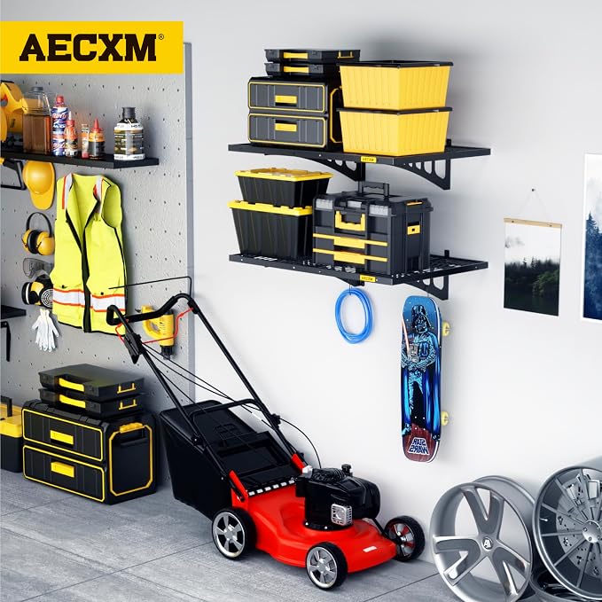 1.64x4ft 2Pack Wire Shelving Unit Heavy Duty Garage Storage Shelves Wall - Image 2
