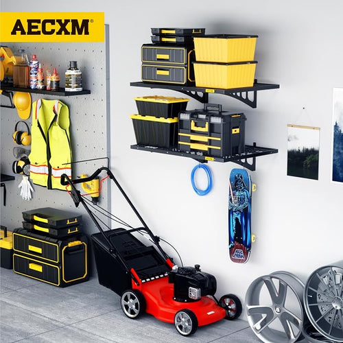 1.64x4ft 2Pack Wire Shelving Unit Heavy Duty Garage Storage Shelves Wall - Image 2