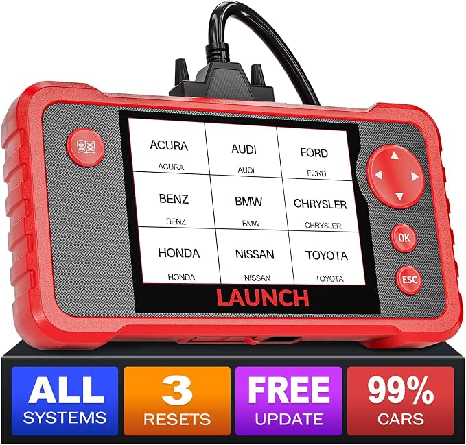 LAUNCH CRP123 V2.0 Plus Elite OBD2 Scanner, 2025 New Full System Lifetime Free by LAUNCH
