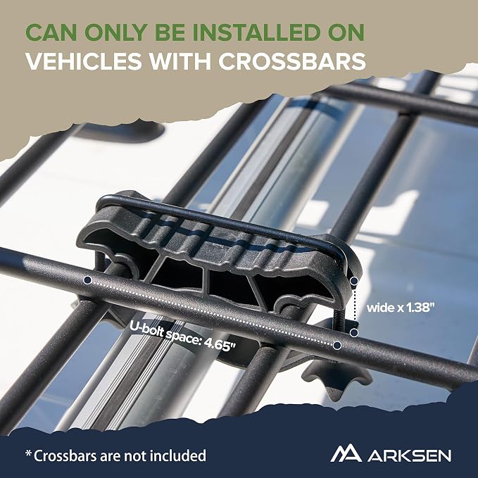 ARKSEN 54 x 34 x 6 Inch Universal Roof Rack - Image 5