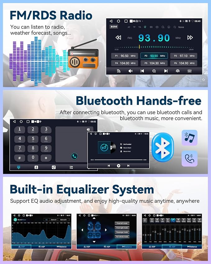 UNITOPSCI 2G+64G Android 13 Car Stereo Radio - Image 4