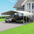 20x20' Heavy Duty Metal Carport – Sturdy Structure, All-Weather Protection by dgedby