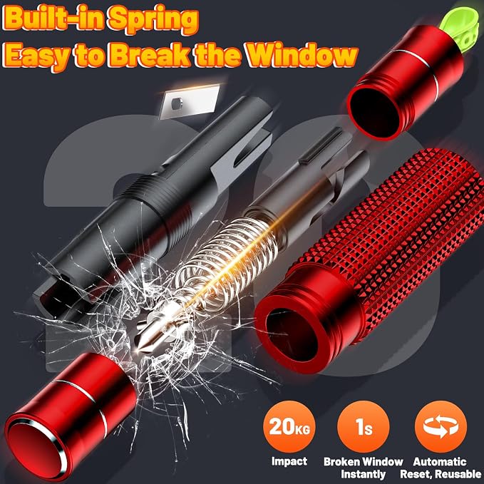 Safehammer - Safe Hammer Glass Breaker Under Water, Upgraded Antiskid, Car - Image 9