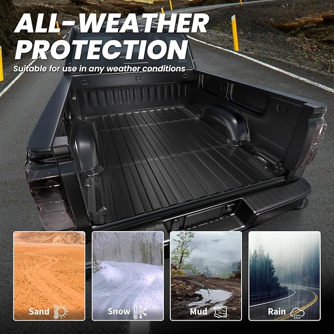 LASFIT Bed Mat 2007-2018 for Chevy Silverado/GMC Sierra 1500 & 2007-2019 - Image 7
