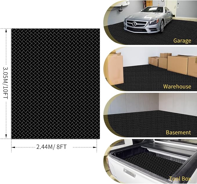 Premium Garage Floor Mat, Commercial Grade Heavy Duty Parking Mat - Image 7
