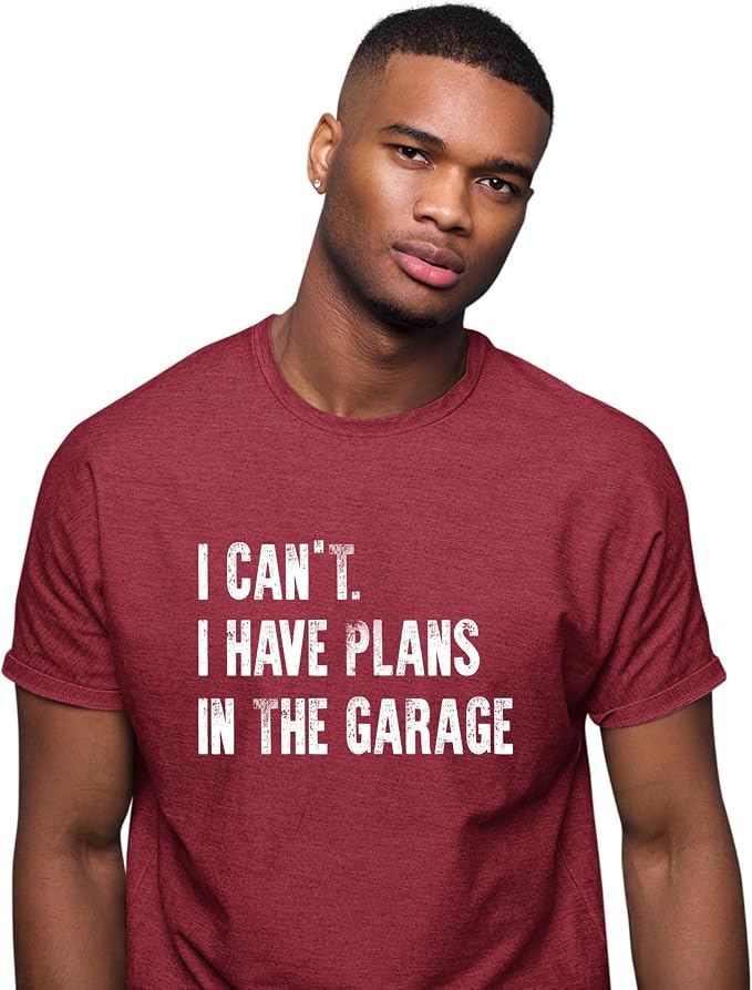 Go All Out Adult I Can't I Have Plans in The Garage Funny Dad Gift Deluxe Soft by GoAllOut