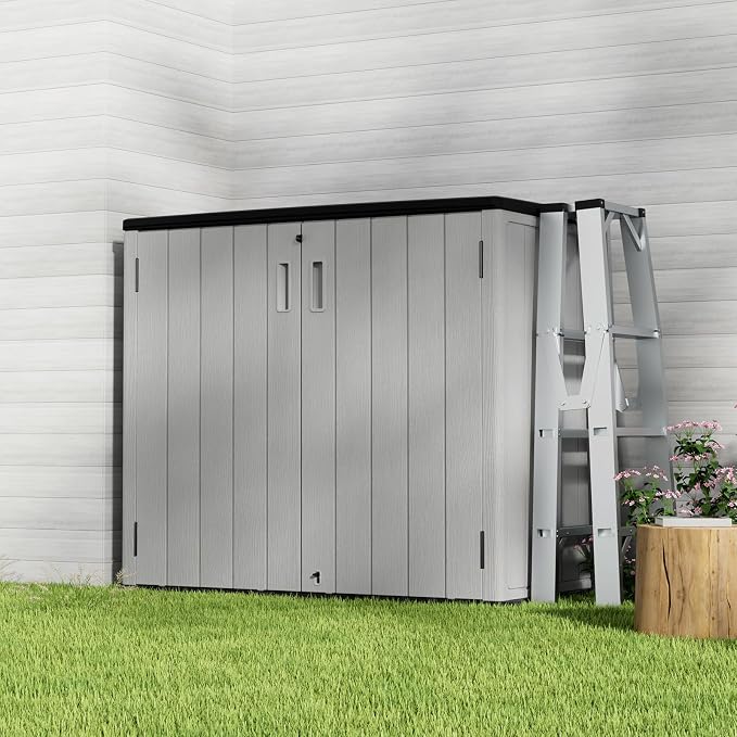 HOMSPARK 37 Cu.Ft Outdoor Storage Shed Weather Resistant - Image 2