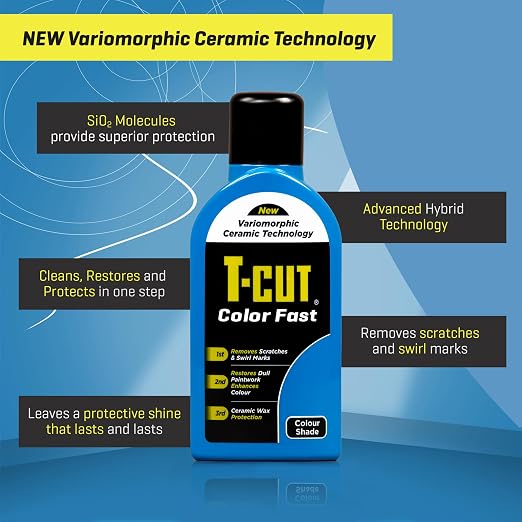 T-Cut Midnight Blue Scratch Remover Color Fast Paintwork Restorer Car Polish - Image 4