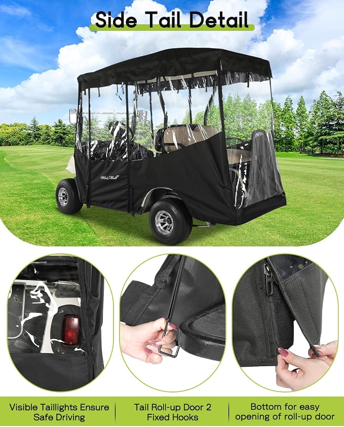 Golf Cart Enclosure 4 Passenger - Image 5