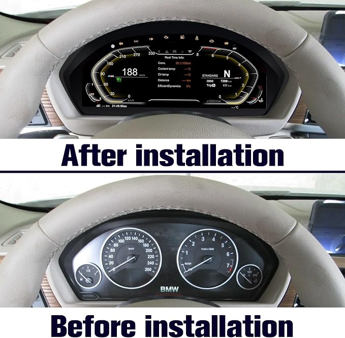 Speedometer Instrument for BMW F30 F36 2013-2020，12.3 inch Linux System - Image 2