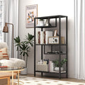 Metal Storage Shelving Unit, Decorative Geometric Bookcase, Modern Freestanding by EKJOfficials