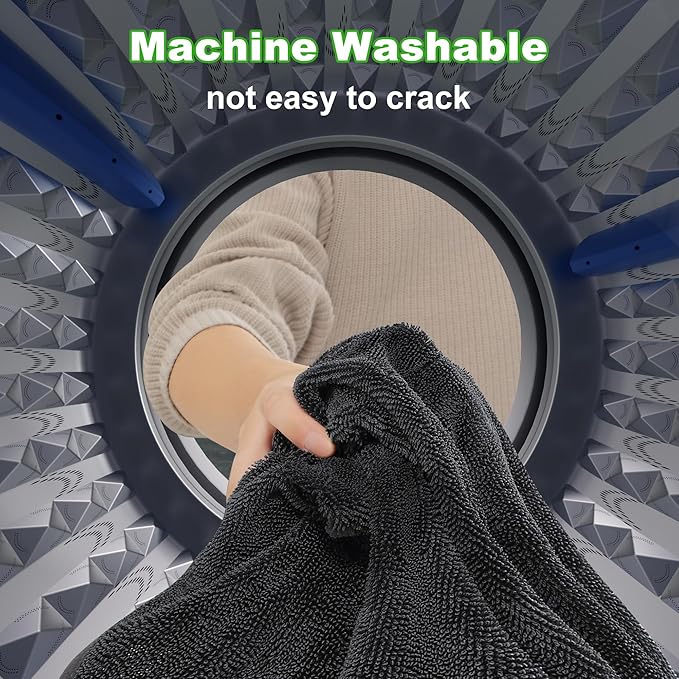 JOYMOOP Microfiber Towels for Cars, 2 Pack 63" x 29.5" Car Drying Towel - Image 7