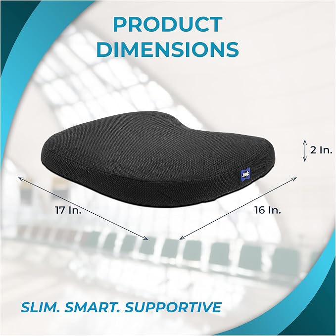 Sealy Memory Foam Car Seat Cushion – Gel Seat Cushions - Image 6
