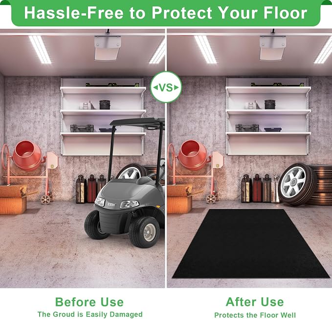 Golf Cart Parking Mat 9.84 ft. x 4.92 ft, 1.6MM Thickened Oil Absorbent - Image 5