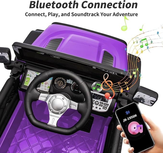 12V Kids Ride on Car Truck, Kids Electric Vehicles Car Ride on Toy - Image 7