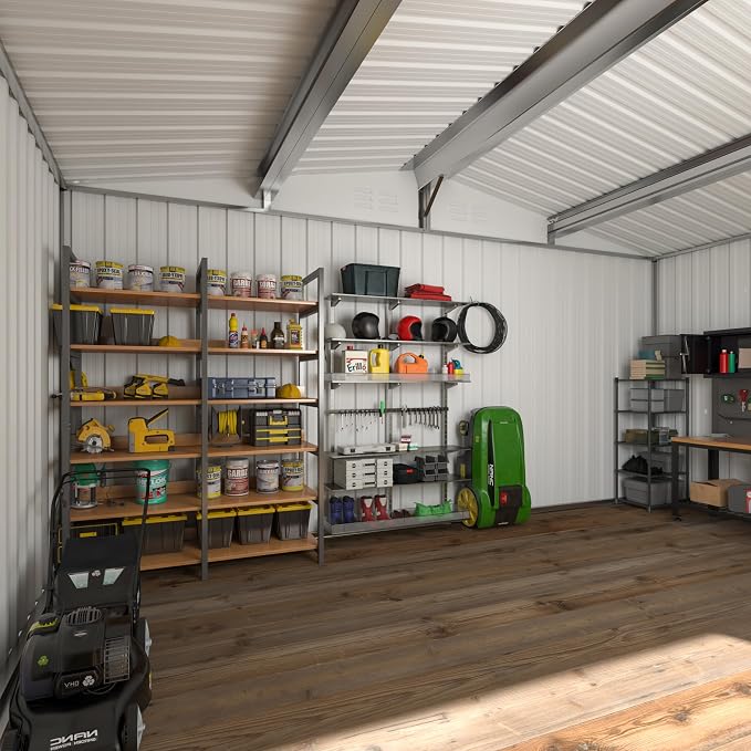 WKM 10x14 Outdoor Storage Shed, Garden Shed - Image 7
