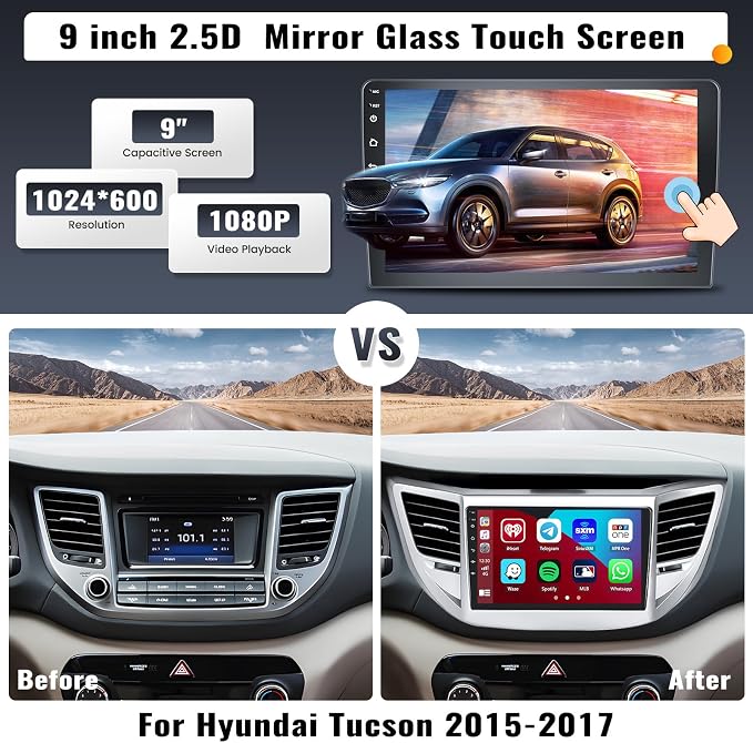 2G+32G 9 Inch Android Car Stereo - Image 2