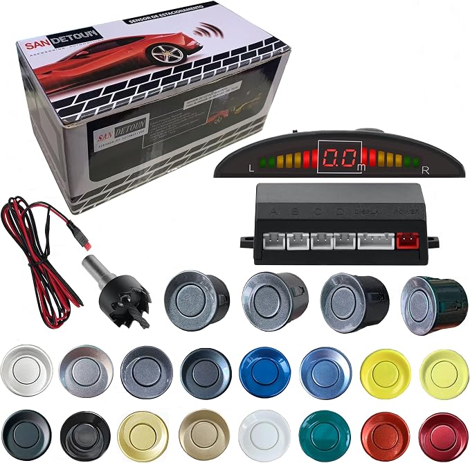 Parking Sensor Kit Backup Sensor Kit Reverse Sensor by SANDETOUN