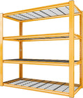 REIBII 40" W Garage Shelving 2240 LBS Storage Shelves Heavy Duty Metal Shelving by REIBII