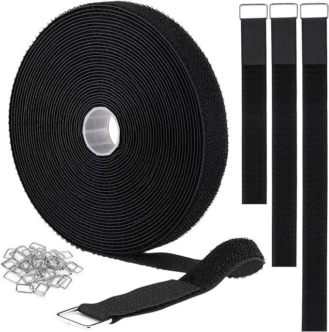 1"x32ft Hook and Loop Straps by YMCRLUX