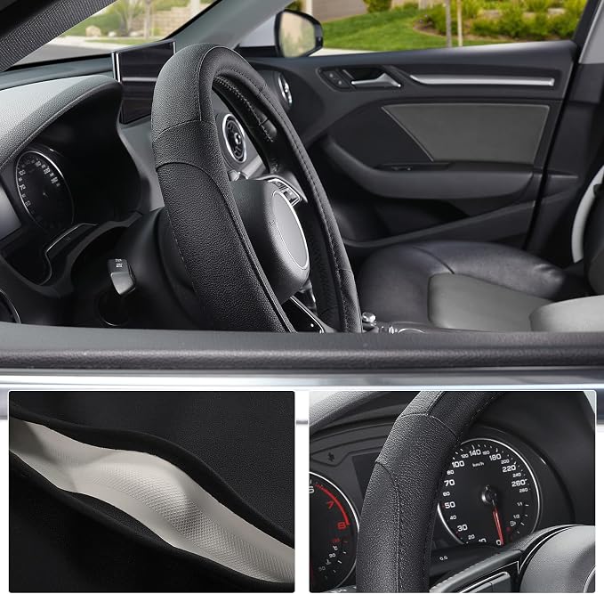 SEG Direct Car Steering Wheel Cover - Image 3