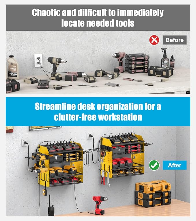 CCCEI Modular Desk Power Tools Organizer - Image 7