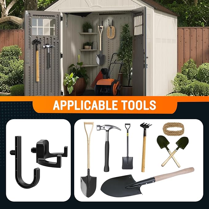 6Pcs Storage Shed Hooks Compatible - Image 6