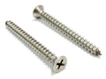 #8 X 1'' Stainless Flat Head Phillips Wood Screw, 18-8 Stainless Steel Screws by BoltDropper