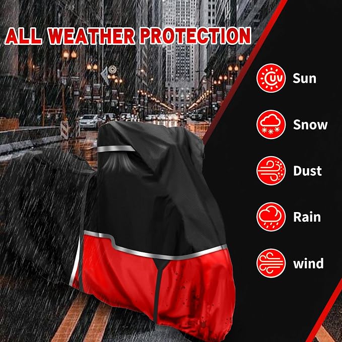 420D Motorcycle Cover Suitable for Kawasaki Ninja 400 500 650 Z900 Zx6r Models - Image 5