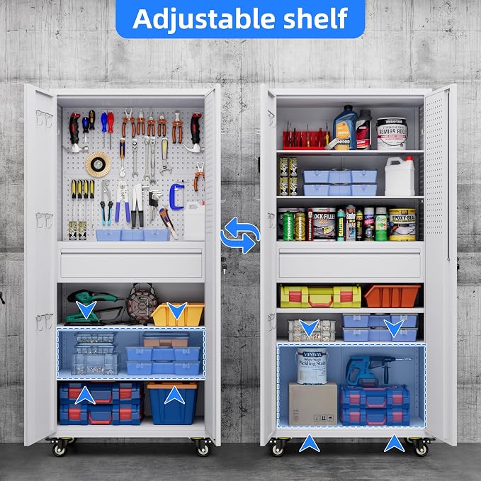 71" H Garage Storage Cabinet - Image 4