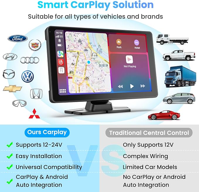 BIGASUO Apple Carplay & Android Auto Screen - Image 8