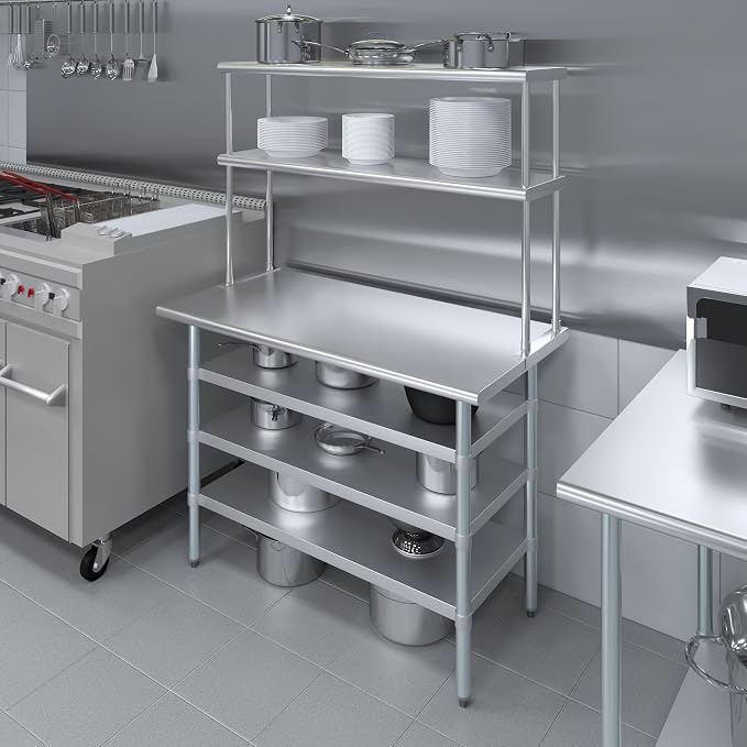 Amgood (24" x 48" Stainless Steel Work Table - Image 4