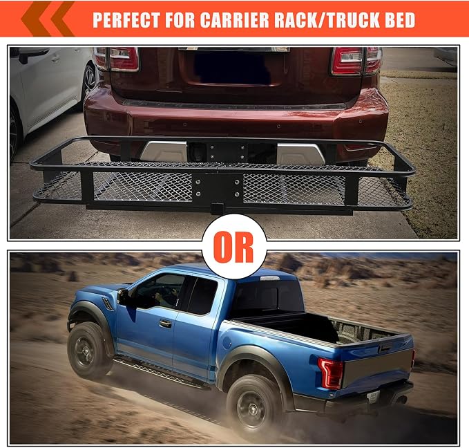 MeeFar Hitch Mount Cargo Carrier Bag Soft Shell 100% Waterproof 15 Cubic Feet - Image 8