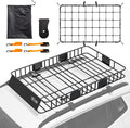 TUFFIOM 250lbs 64 x 39 x 6 inch Extendable Roof Top Cargo Carrier Basket by TUFFIOM
