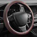 【2025 Model】 Breathable Soft Leather Car Steering Wheel Cover by PJBTVZ