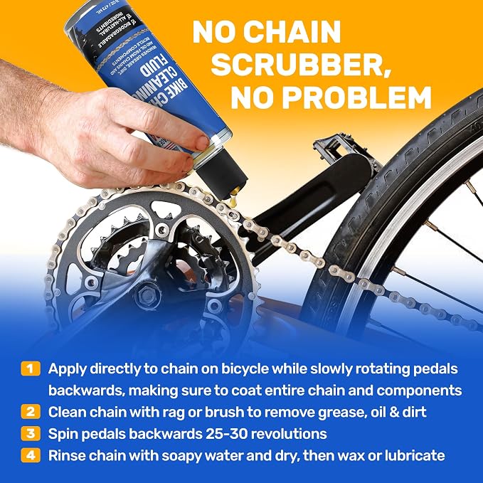 Bicycle Chain & Component Cleaning Fluid - 16oz Chain Degreaser Works in - Image 8